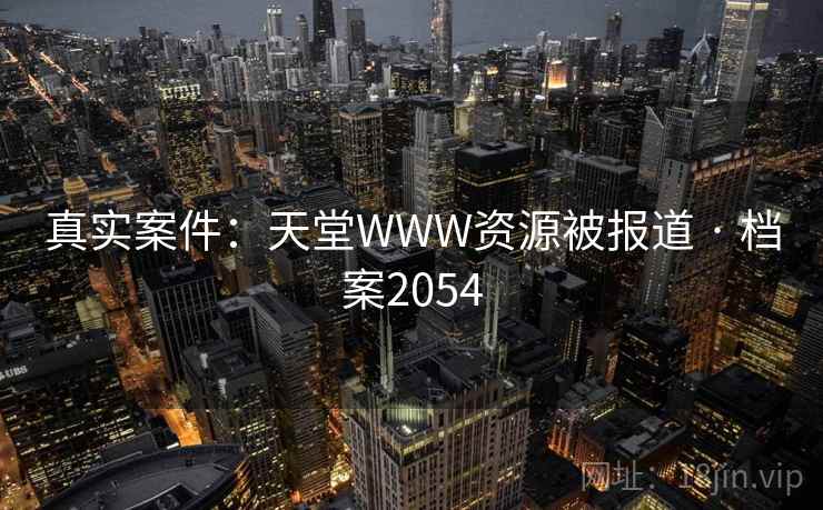 真实案件：天堂WWW资源被报道 · 档案2054